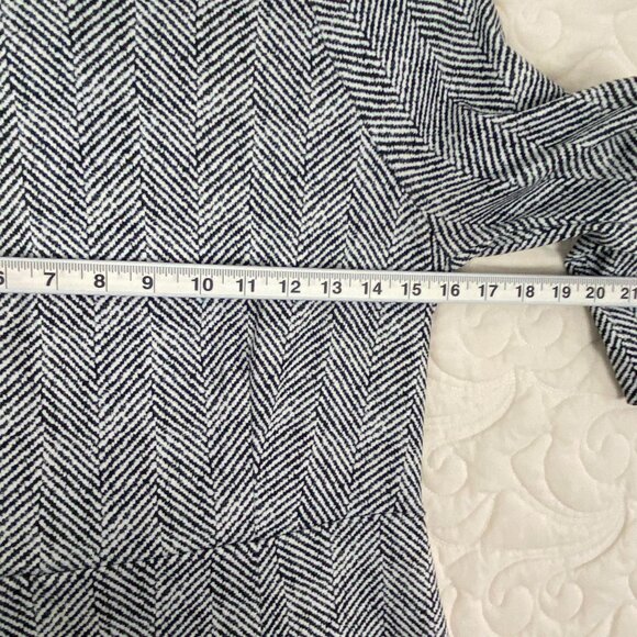 The Limited Mini Dress Office Wear Size 4 Herringbone Gray - Picture 8 of 11